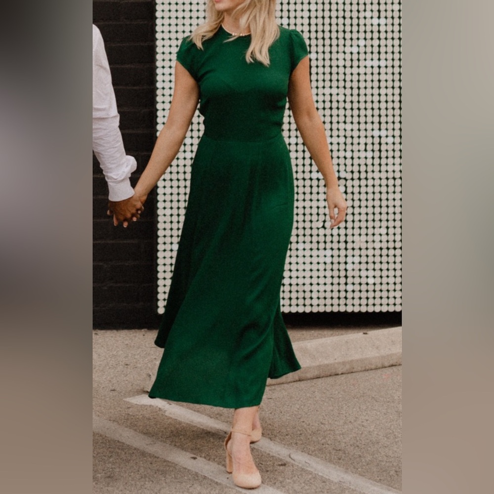 Reformation Emerald dress